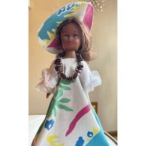 Vintage Hawaiian Music Box Lanakila Crafts Rotating Revolving Hula Doll USA Made